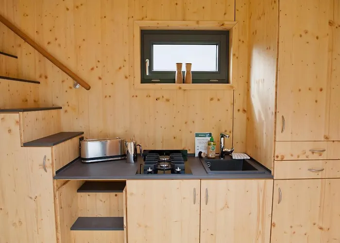 Tiny House Nature 11 Innenlage - Tiny Village Harlesiel 卡罗利嫩西尔
